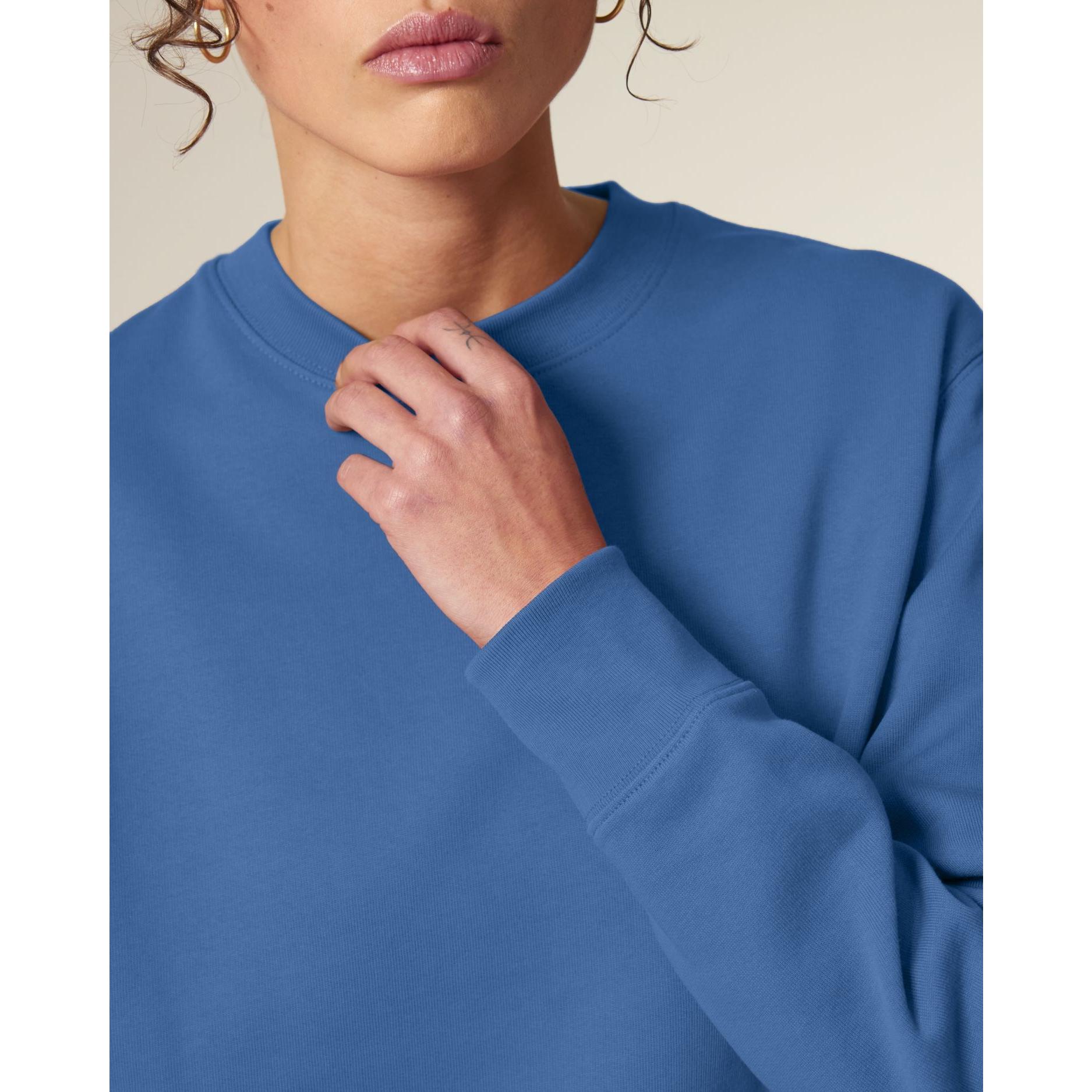 Bluză cu guler rotund Unisex Changer 2.0 Mindful Blue L