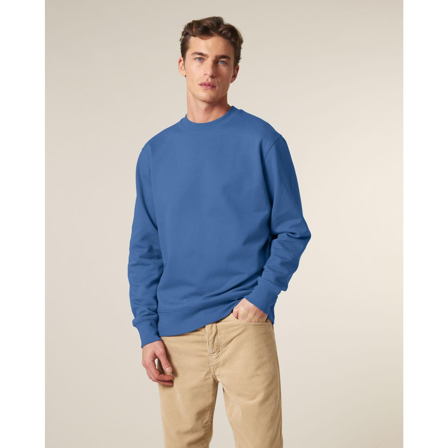 Bluză cu guler rotund Unisex Changer 2.0 Mindful Blue L