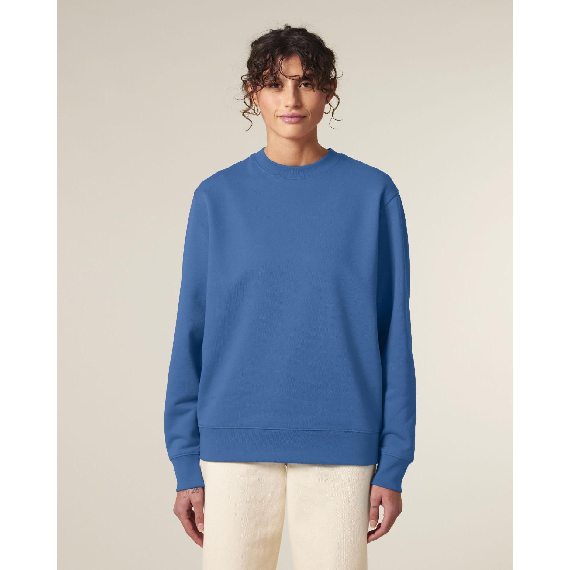 Bluză cu guler rotund Unisex Changer 2.0 Mindful Blue L