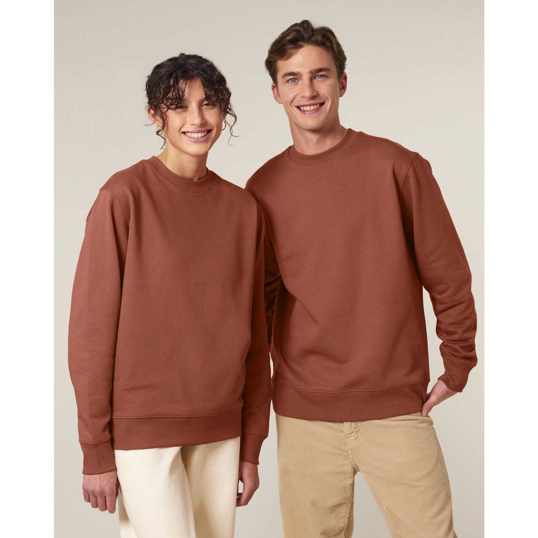 Bluză cu guler rotund Unisex Changer 2.0 Heritage Brown L