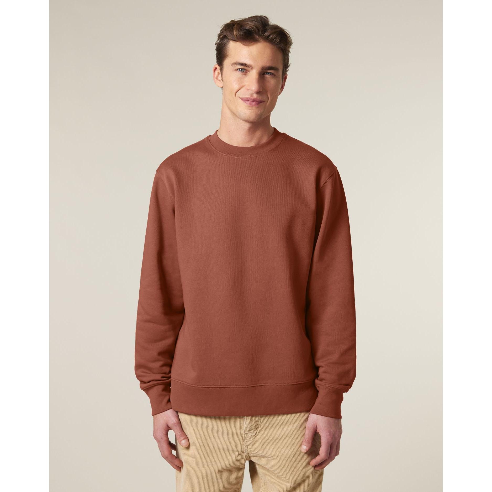Bluză cu guler rotund Unisex Changer 2.0 Heritage Brown L