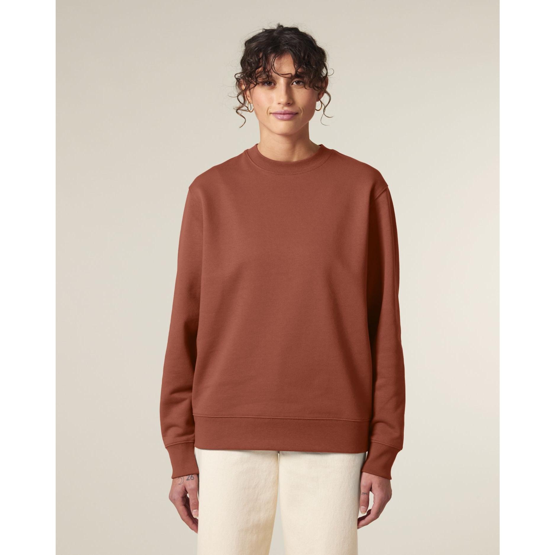 Bluză cu guler rotund Unisex Changer 2.0 Heritage Brown L
