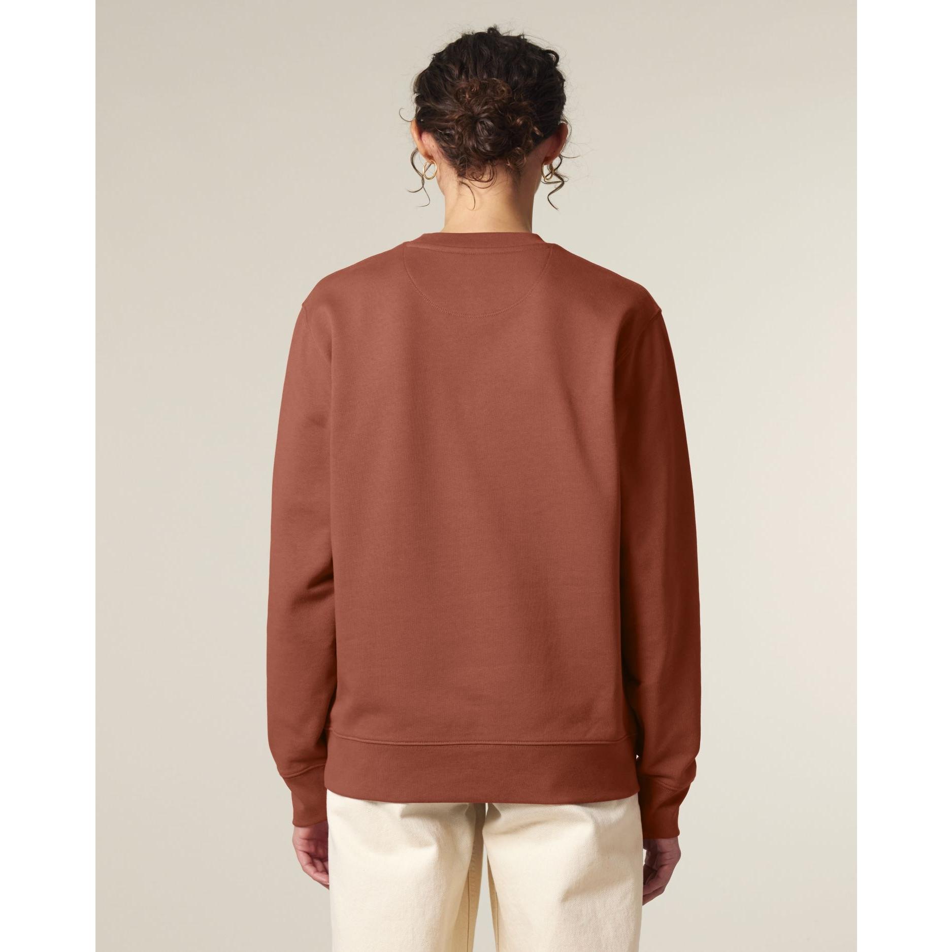 Bluză cu guler rotund Unisex Changer 2.0 Heritage Brown L