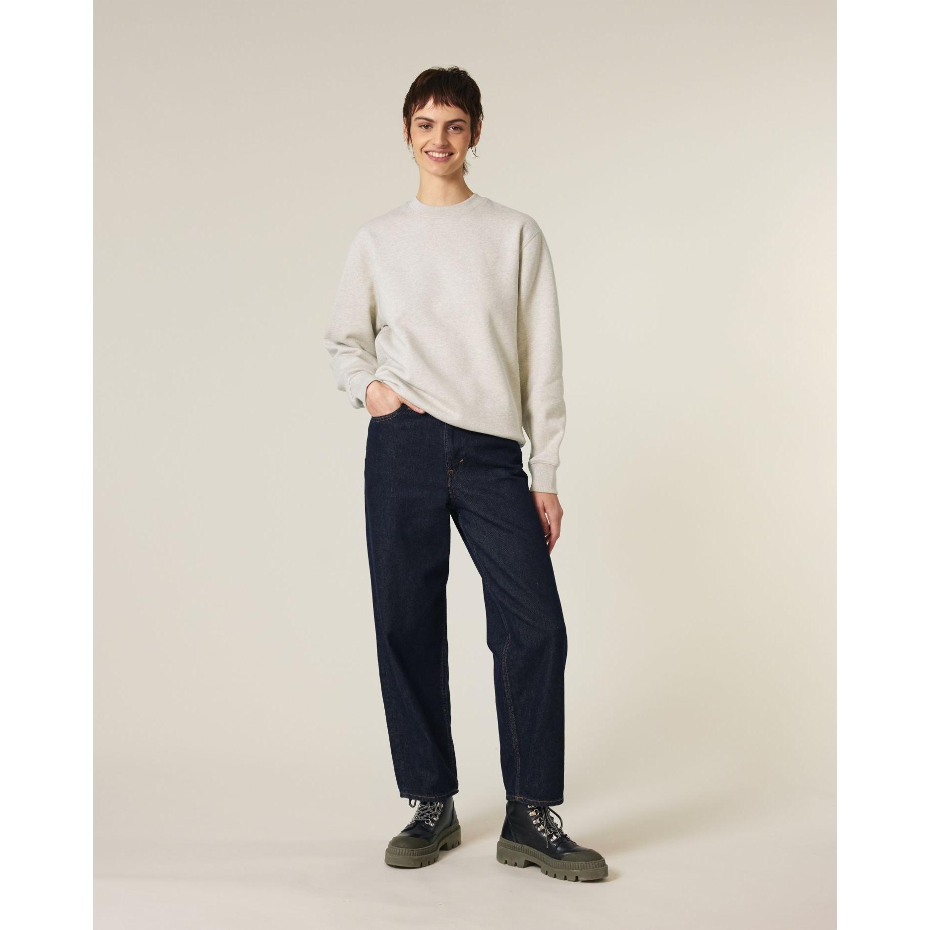 Bluză cu guler rotund Unisex Changer 2.0 Heather Haze L