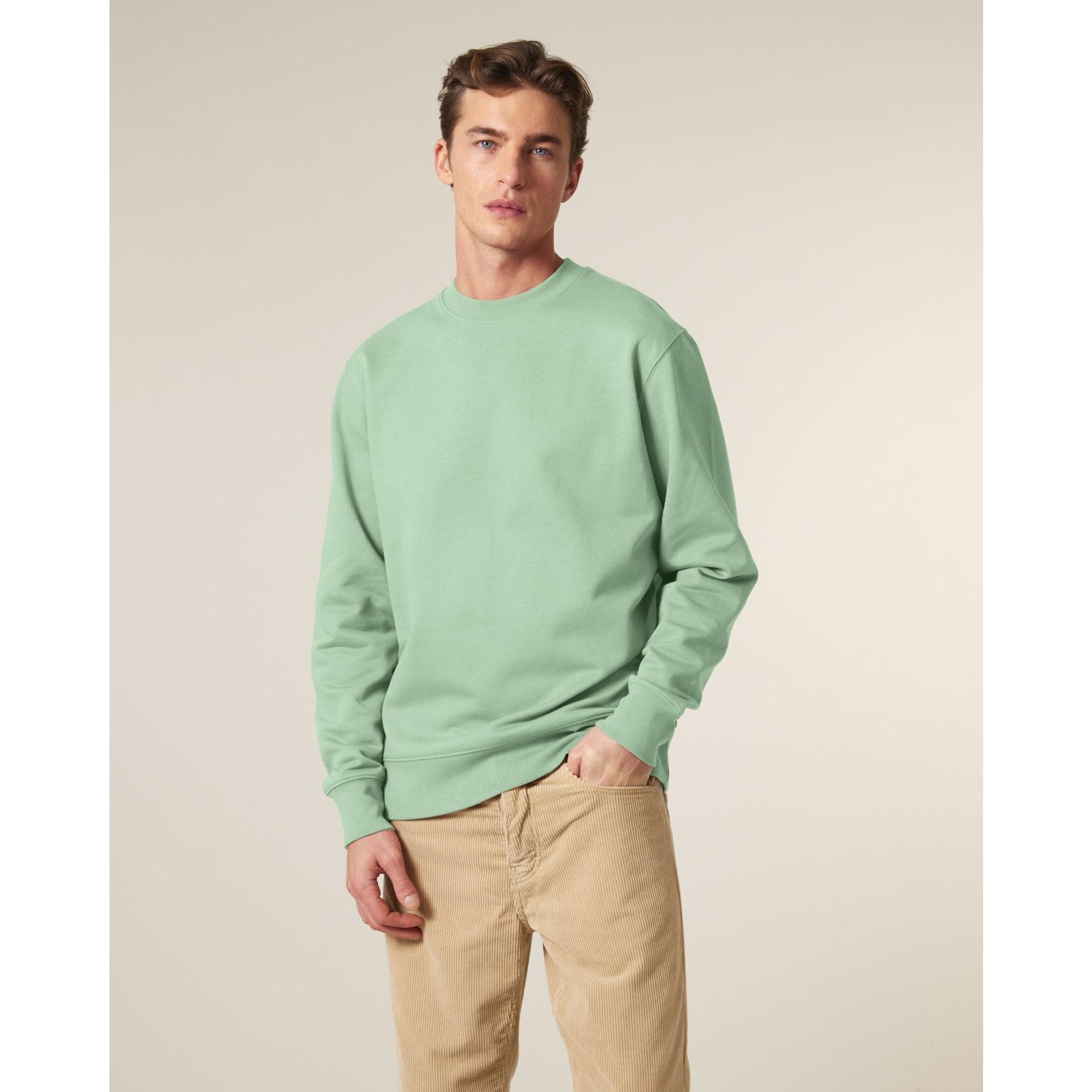 Bluză cu guler rotund Unisex Changer 2.0 Misty Jade L