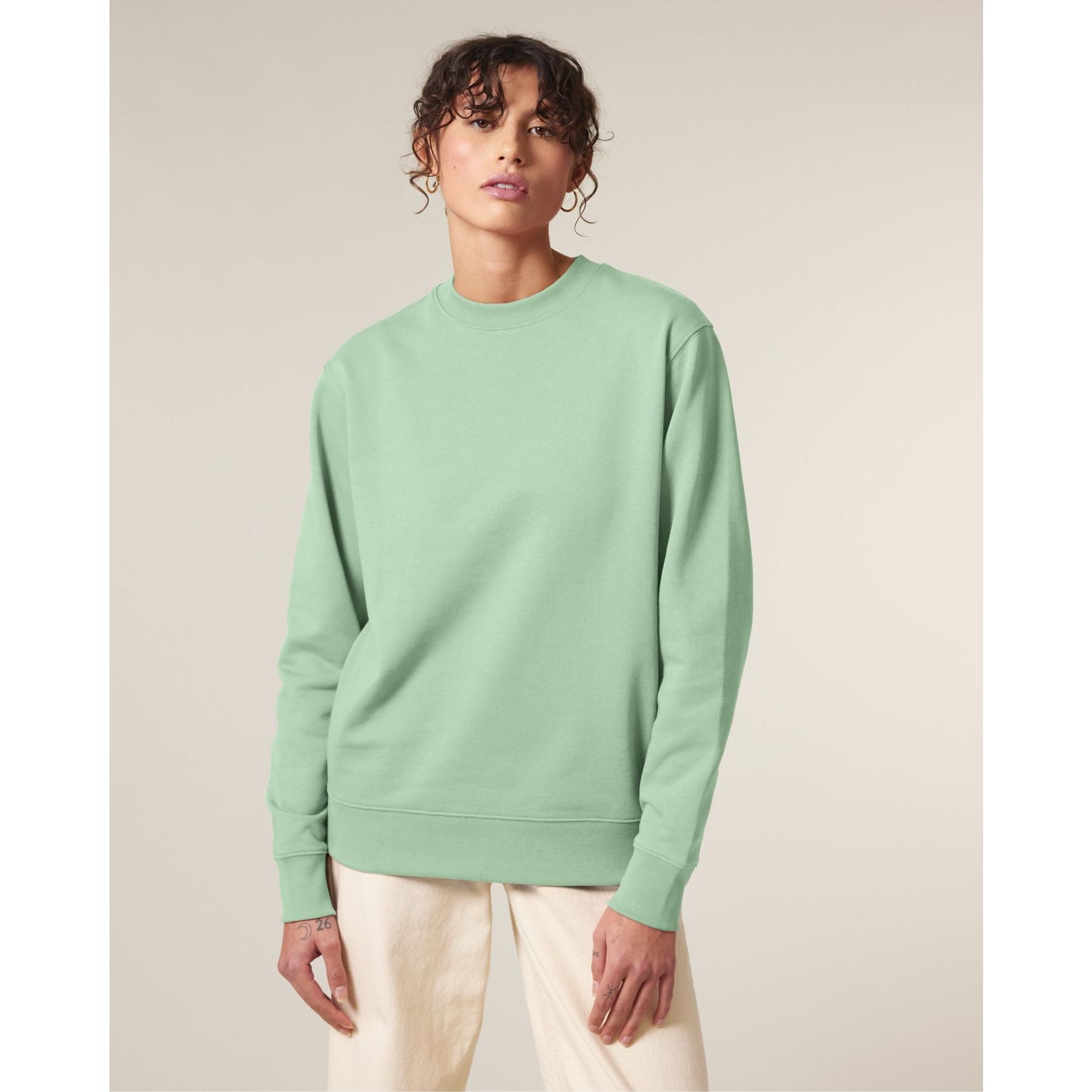 Bluză cu guler rotund Unisex Changer 2.0 Misty Jade L