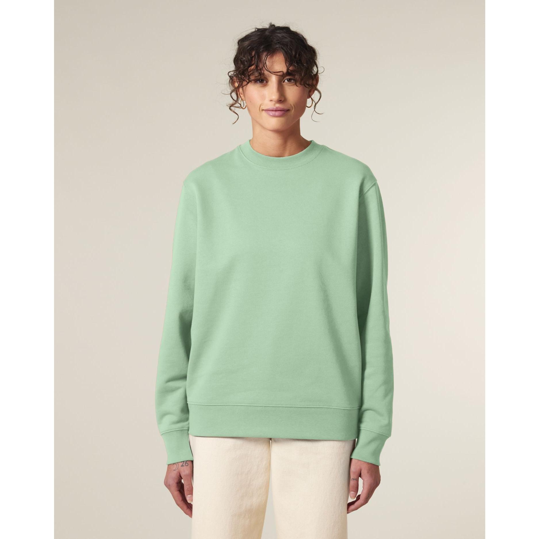 Bluză cu guler rotund Unisex Changer 2.0 Misty Jade L
