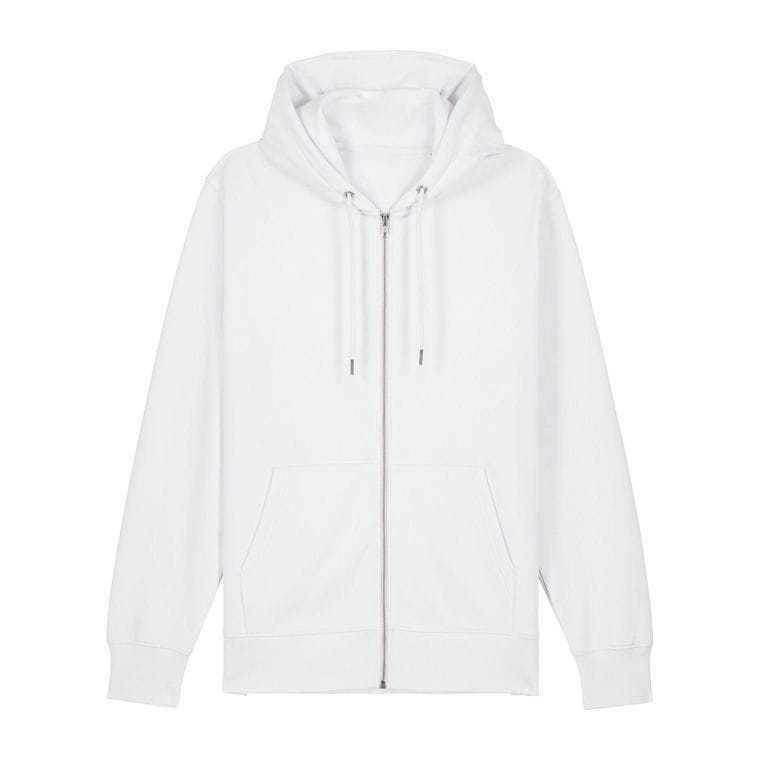 Hanorac cu fermoar Unisex Cultivator 2.0 White XS