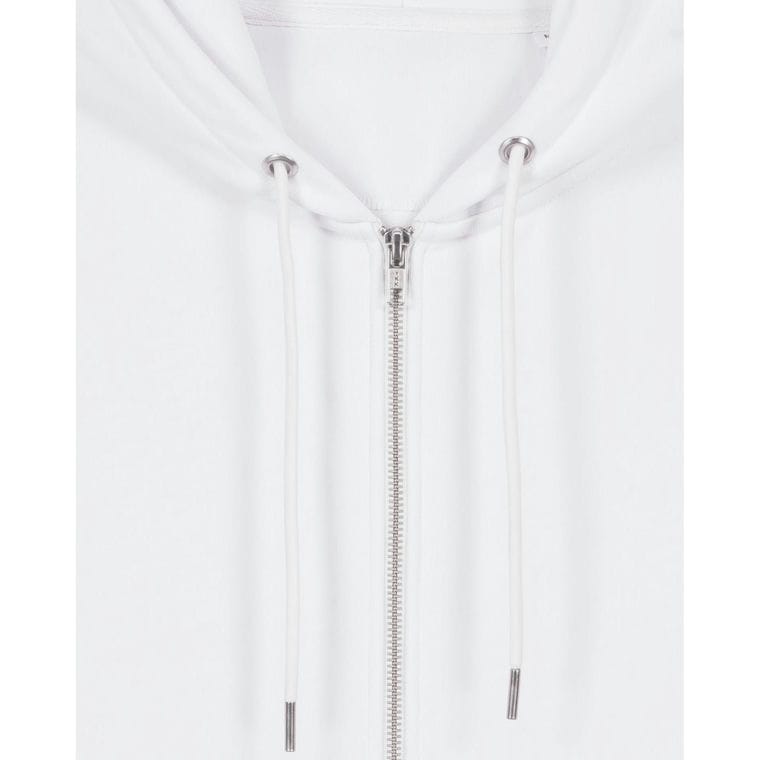 Hanorac cu fermoar Unisex Cultivator 2.0 White XXL