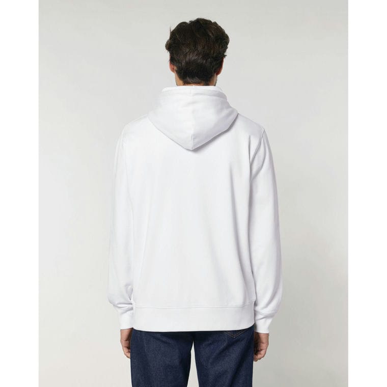 Hanorac cu fermoar Unisex Cultivator 2.0 White XXL