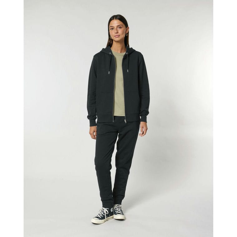 Hanorac cu fermoar Unisex Cultivator 2.0 Black 3XL