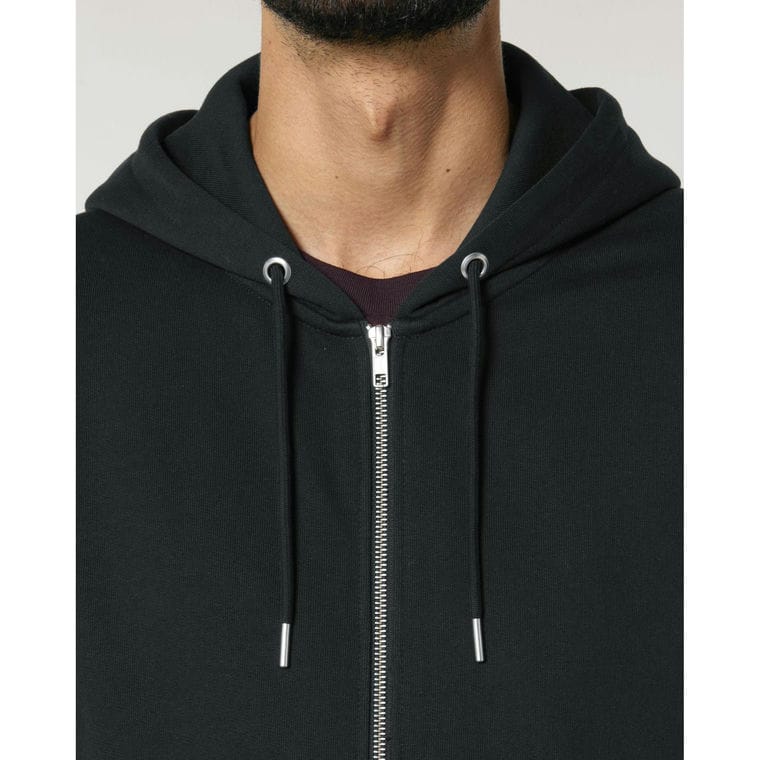 Hanorac cu fermoar Unisex Cultivator 2.0 Black 3XL