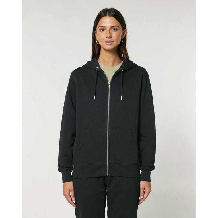 Hanorac cu fermoar Unisex Cultivator 2.0 Black 3XL