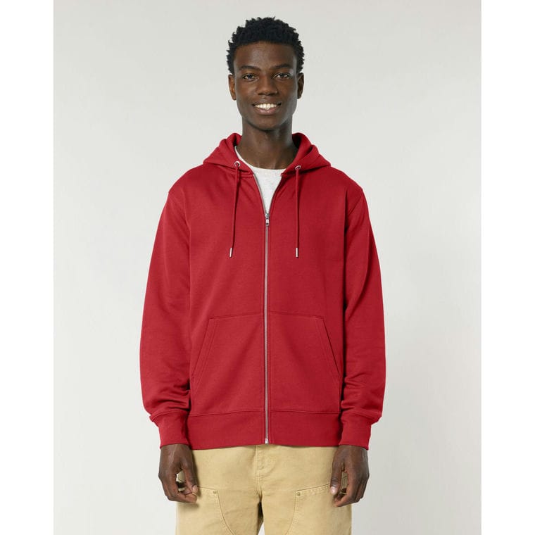 Hanorac cu fermoar Unisex Cultivator 2.0 Red XXL