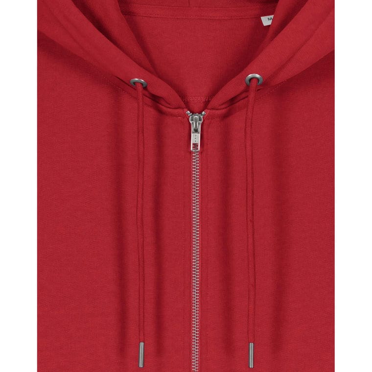 Hanorac cu fermoar Unisex Cultivator 2.0 Red XXL