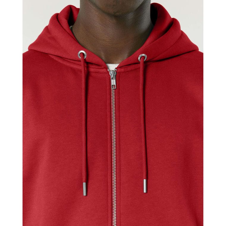 Hanorac cu fermoar Unisex Cultivator 2.0 Red XXL