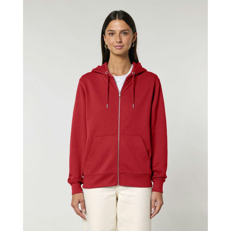 Hanorac cu fermoar Unisex Cultivator 2.0 Red XXL