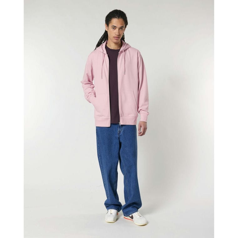 Hanorac cu fermoar Unisex Cultivator 2.0 Cotton Pink M
