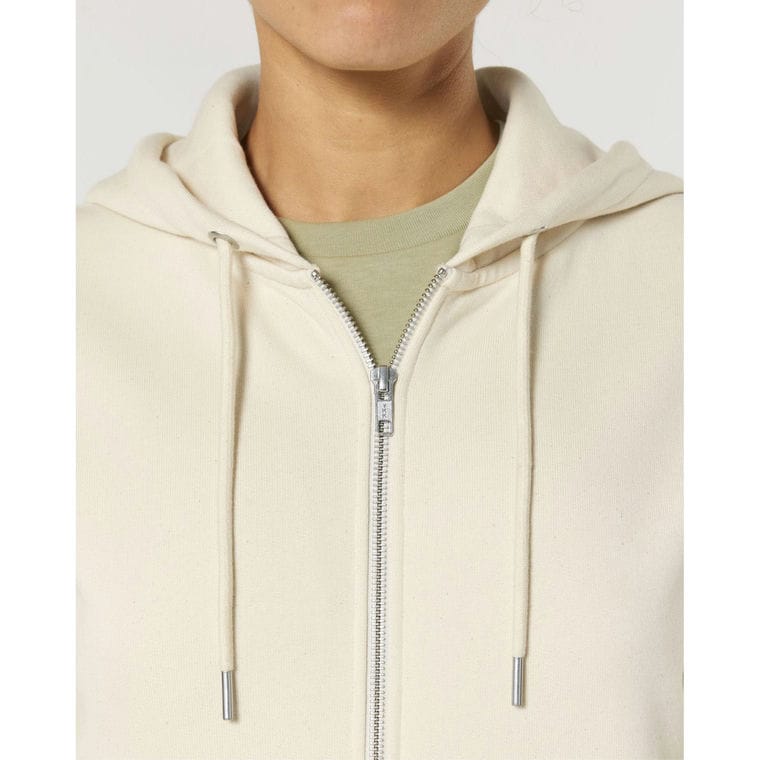 Hanorac cu fermoar Unisex Cultivator 2.0 Natural Raw XXL