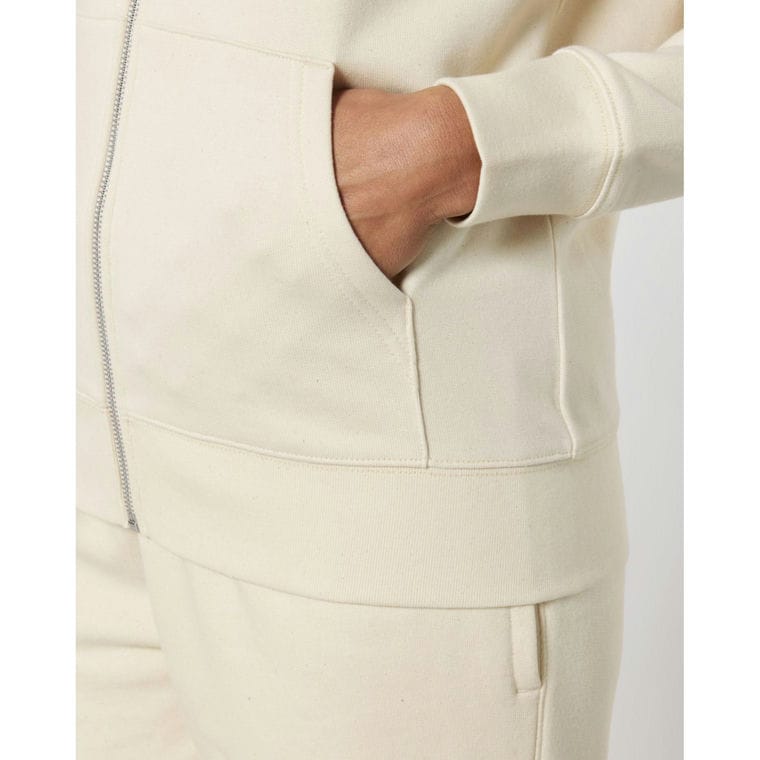 Hanorac cu fermoar Unisex Cultivator 2.0 Natural Raw XXL