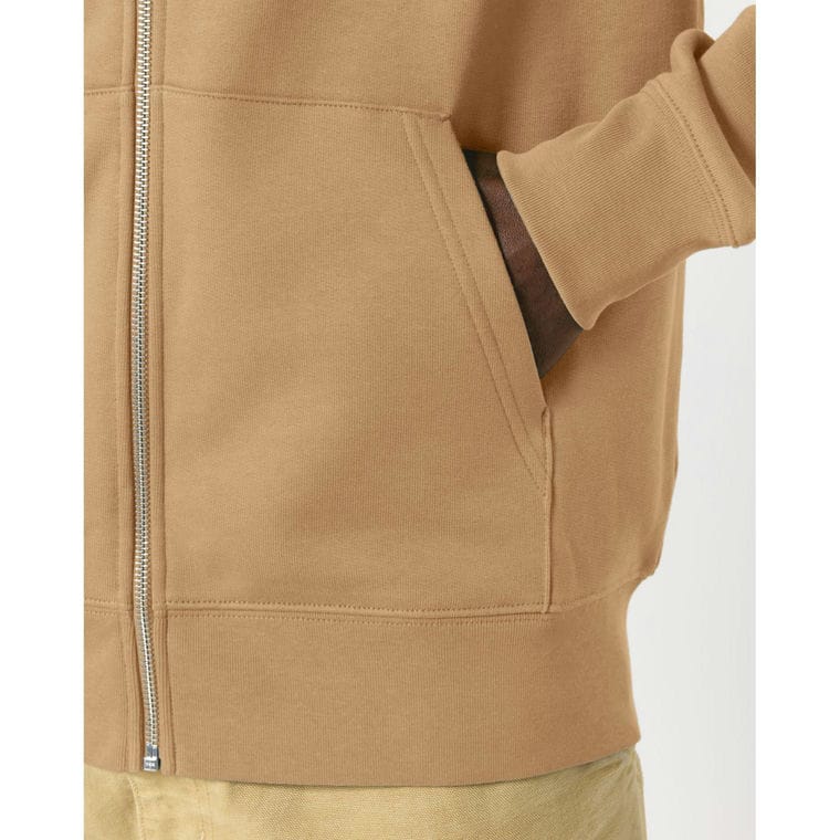 Hanorac cu fermoar Unisex Cultivator 2.0 Latte XXL