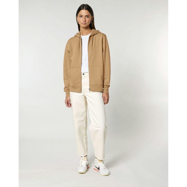 Hanorac cu fermoar Unisex Cultivator 2.0 Latte XXL