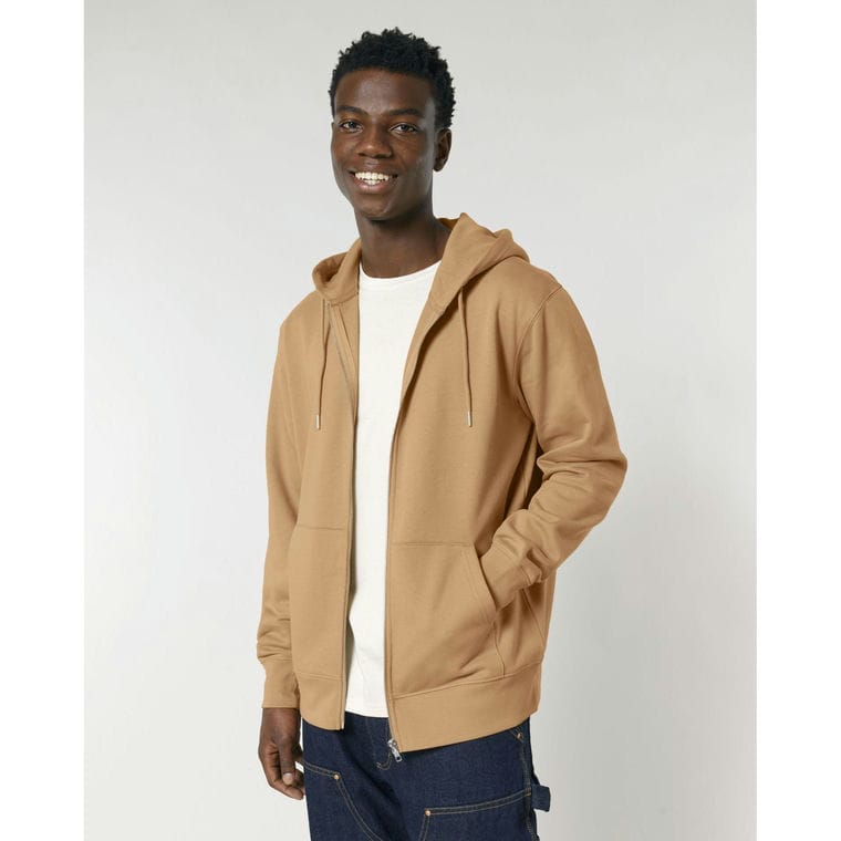 Hanorac cu fermoar Unisex Cultivator 2.0 Latte XXL