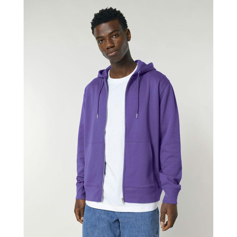 Hanorac cu fermoar Unisex Cultivator 2.0 Purple Love XXL