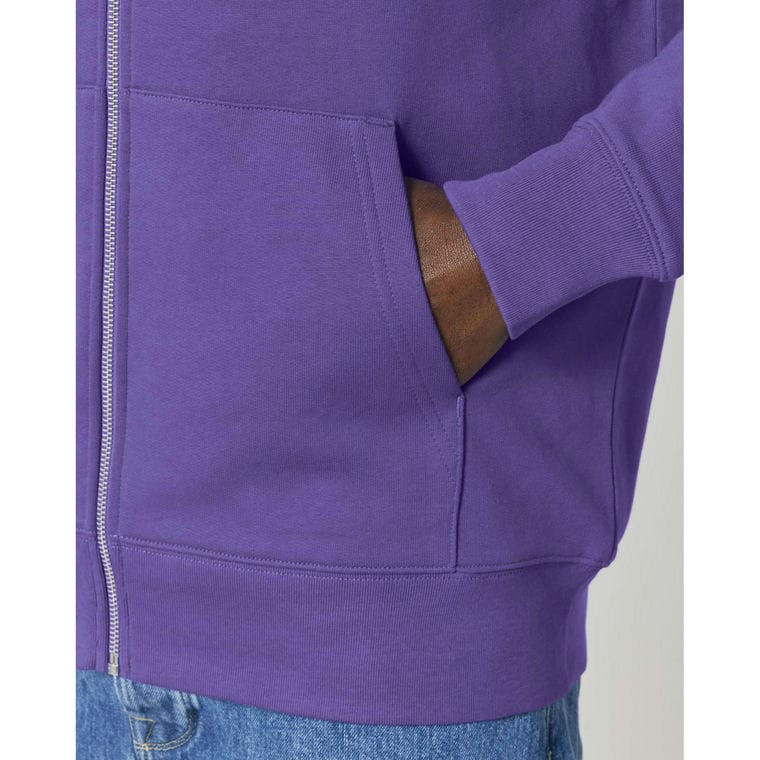 Hanorac cu fermoar Unisex Cultivator 2.0 Purple Love XXL