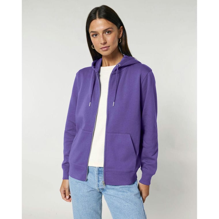 Hanorac cu fermoar Unisex Cultivator 2.0 Purple Love XXL