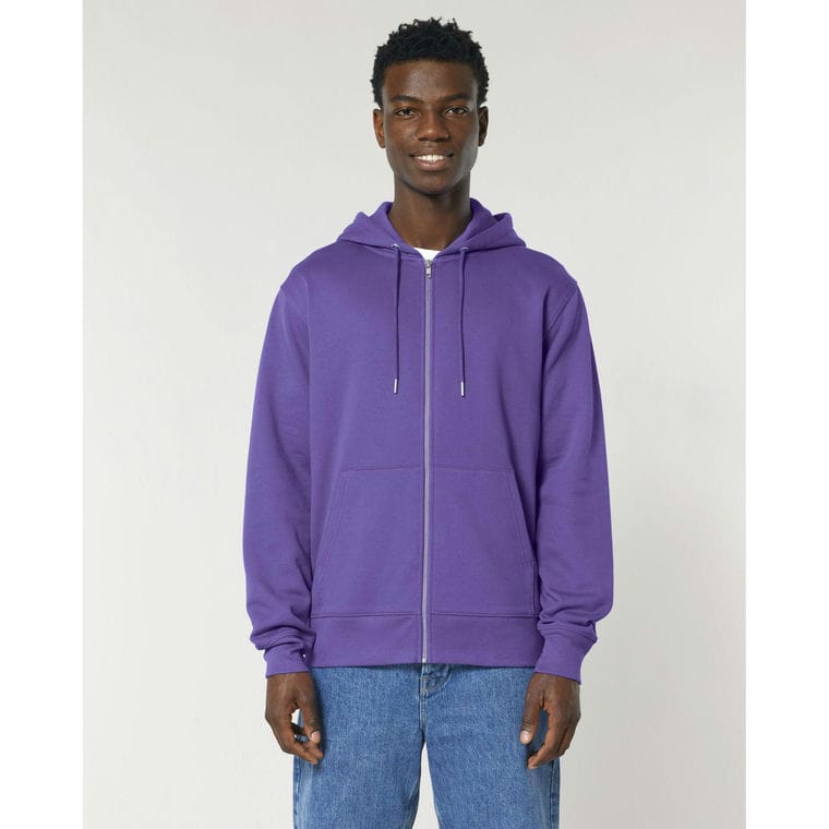 Hanorac cu fermoar Unisex Cultivator 2.0 Purple Love XXL