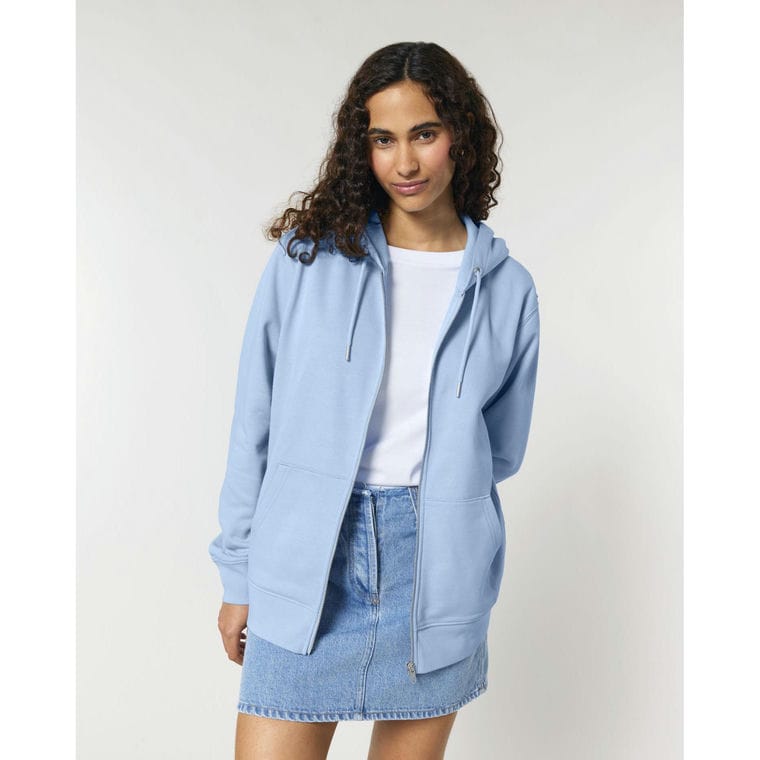 Hanorac cu fermoar Unisex Cultivator 2.0 Blue Soul M