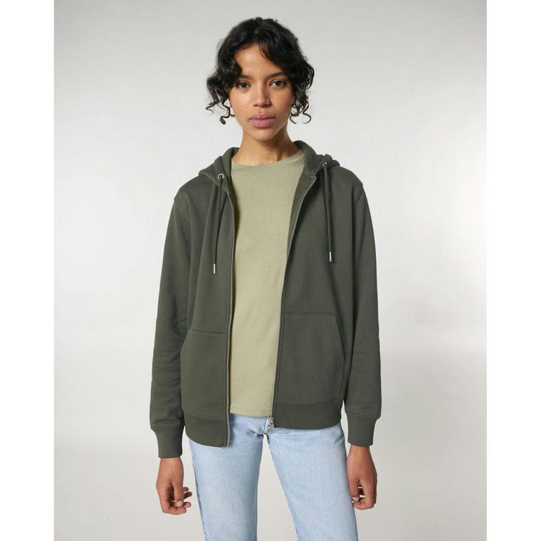 Hanorac cu fermoar Unisex Cultivator 2.0 Khaki XXL