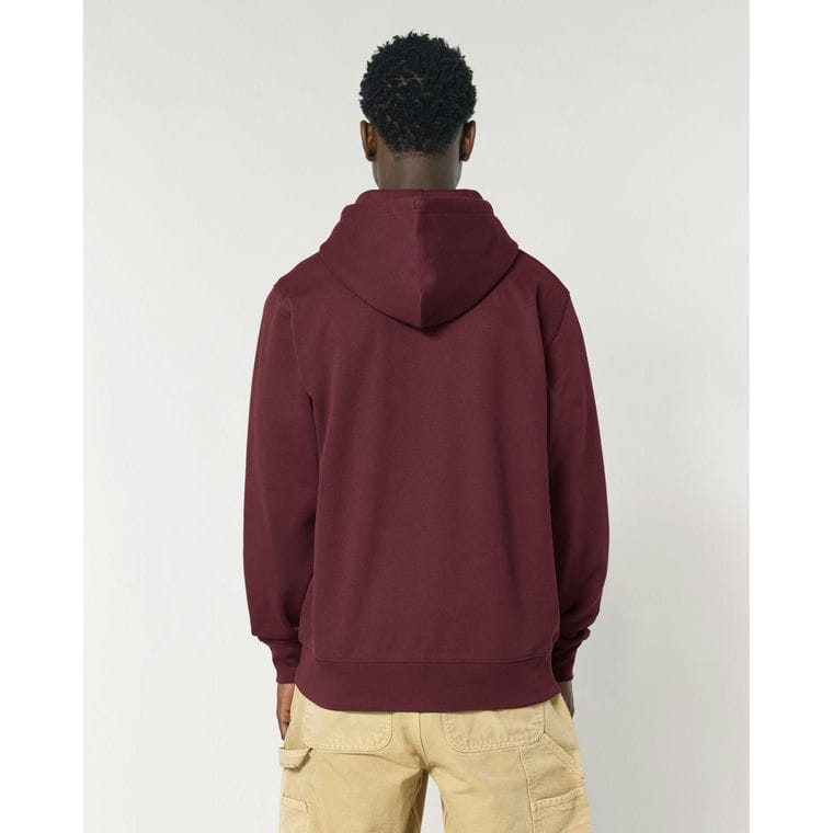 Hanorac cu fermoar Unisex Cultivator 2.0 Burgundy M