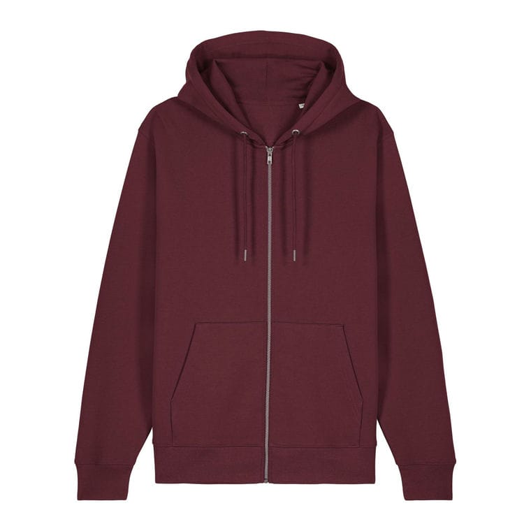 Hanorac cu fermoar Unisex Cultivator 2.0 Burgundy M