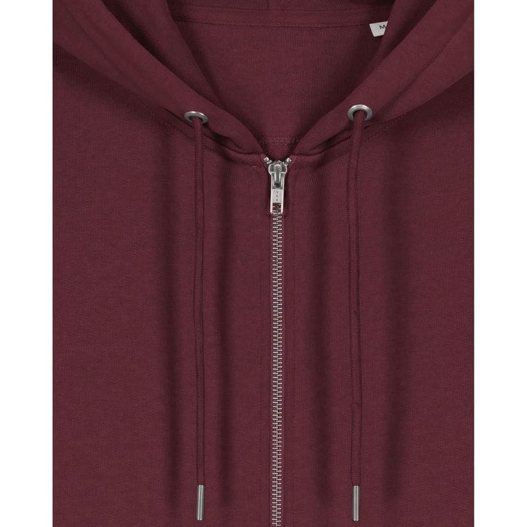 Hanorac cu fermoar Unisex Cultivator 2.0 Burgundy M