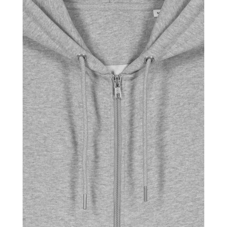 Hanorac cu fermoar Unisex Cultivator 2.0 Heather Grey M