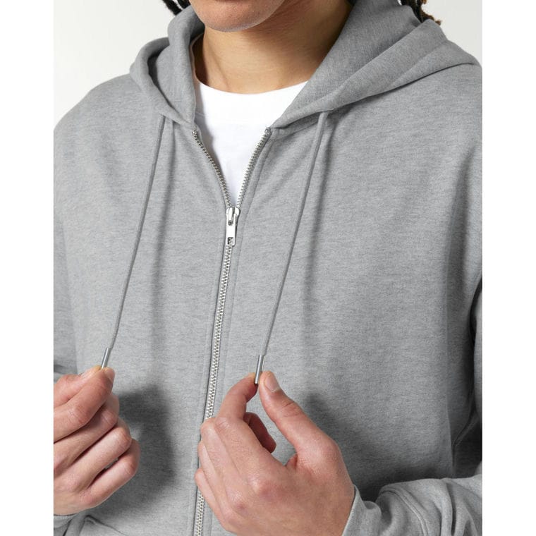 Hanorac cu fermoar Unisex Cultivator 2.0 Heather Grey 3XL