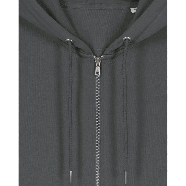 Hanorac cu fermoar Unisex Cultivator 2.0 Anthracite XXL