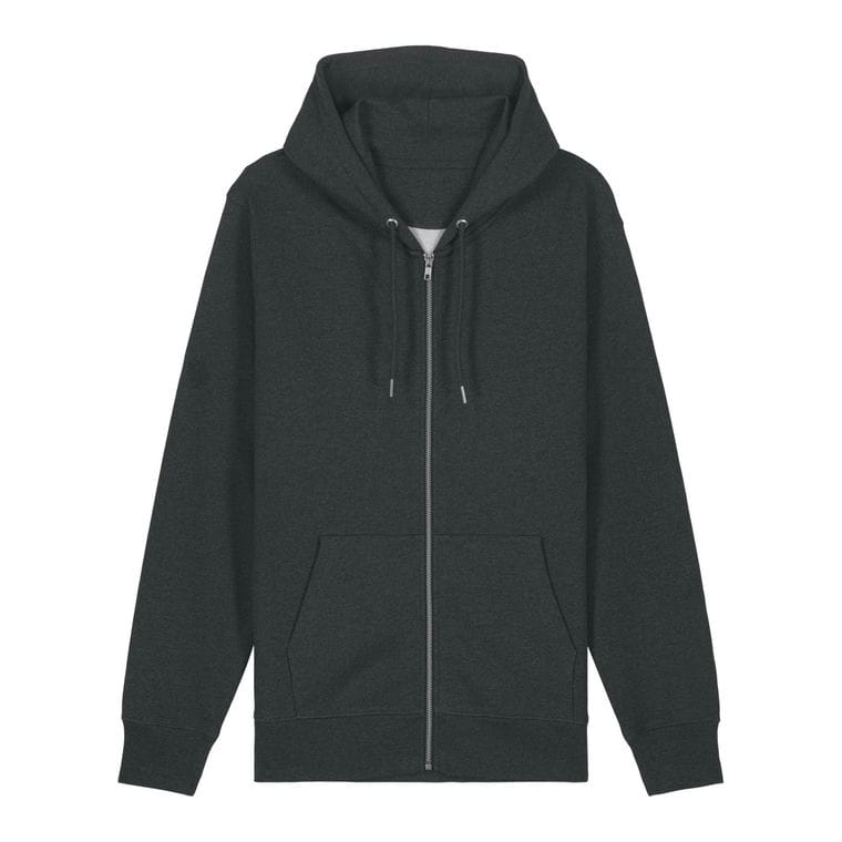 Hanorac cu fermoar Unisex Cultivator 2.0 Dark Heather Grey S