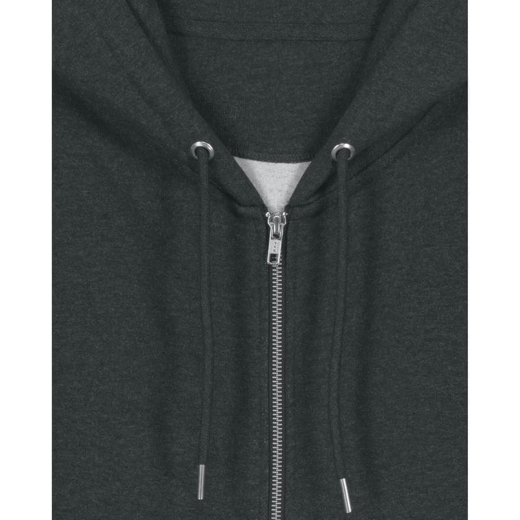 Hanorac cu fermoar Unisex Cultivator 2.0 Dark Heather Grey S