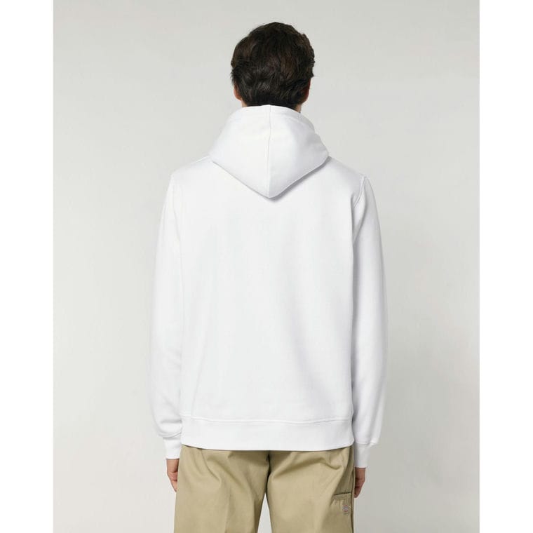 Hanorac cu glugă Unisex Drummer 2.0 White 3XL