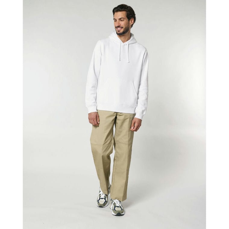 Hanorac cu glugă Unisex Drummer 2.0 White 3XL