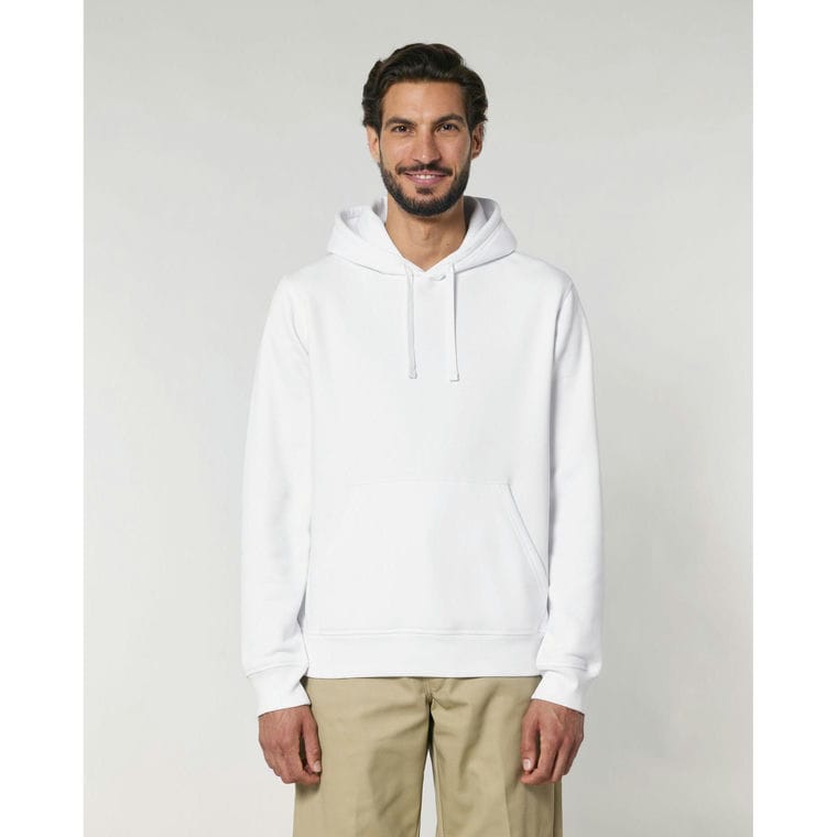 Hanorac cu glugă Unisex Drummer 2.0 White 3XL