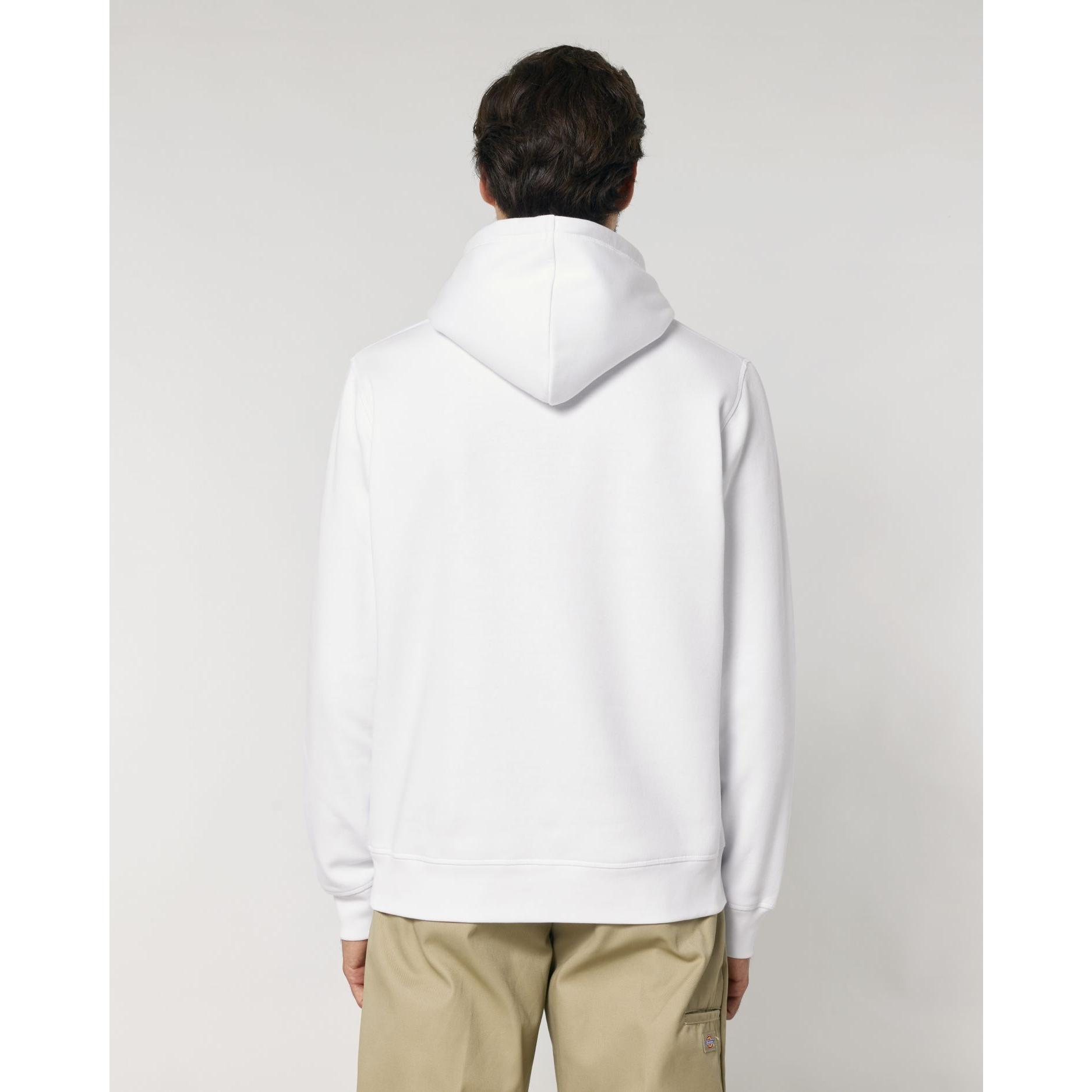 Hanorac cu glugă Unisex Drummer 2.0 White L