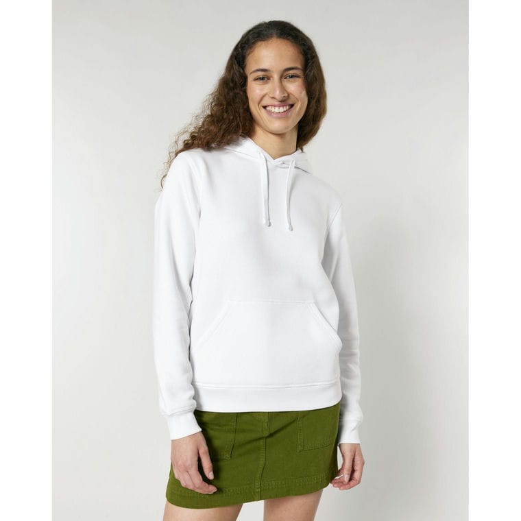 Hanorac cu glugă Unisex Drummer 2.0 White 3XL