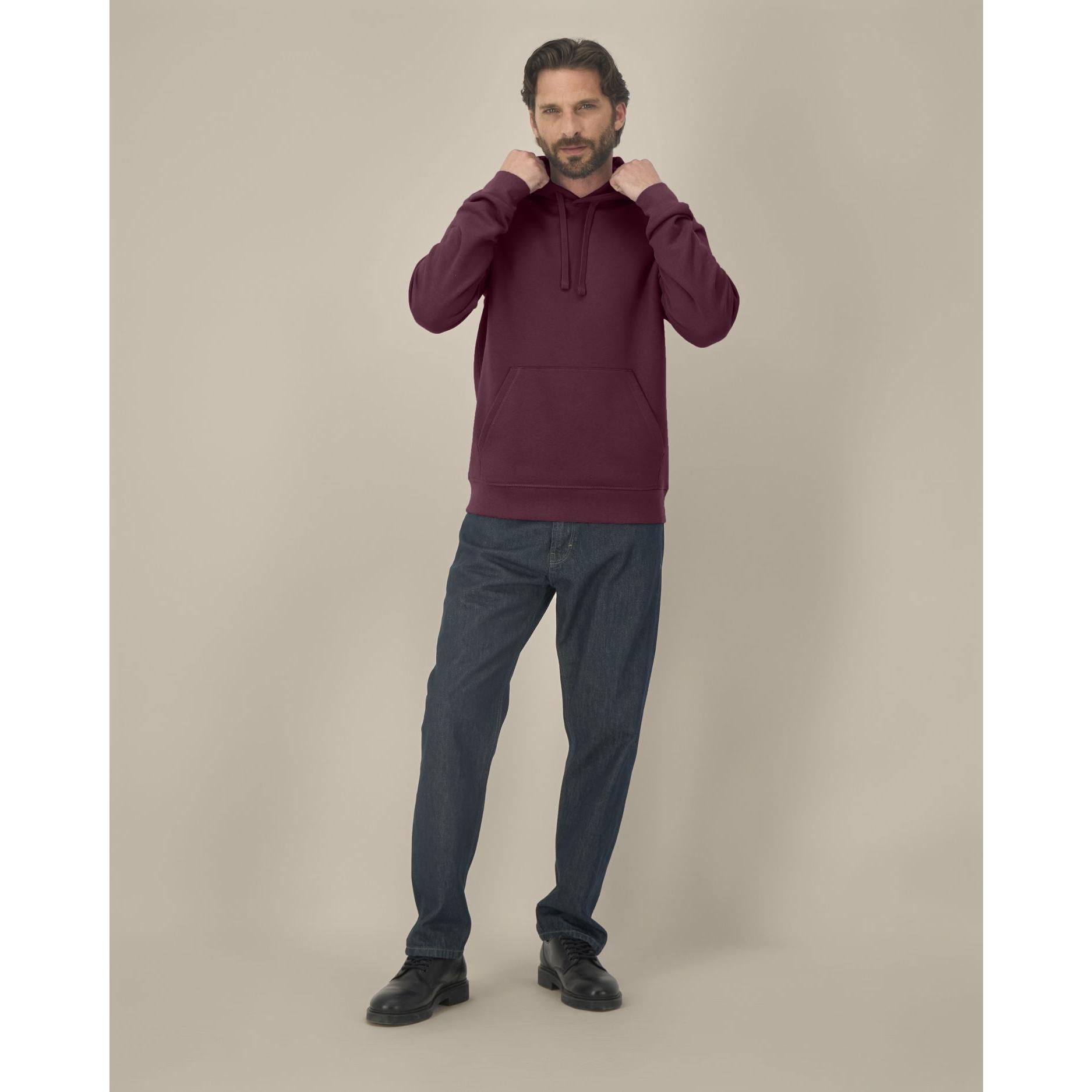 Hanorac cu glugă Unisex Drummer 2.0 Deep Plum 2XS