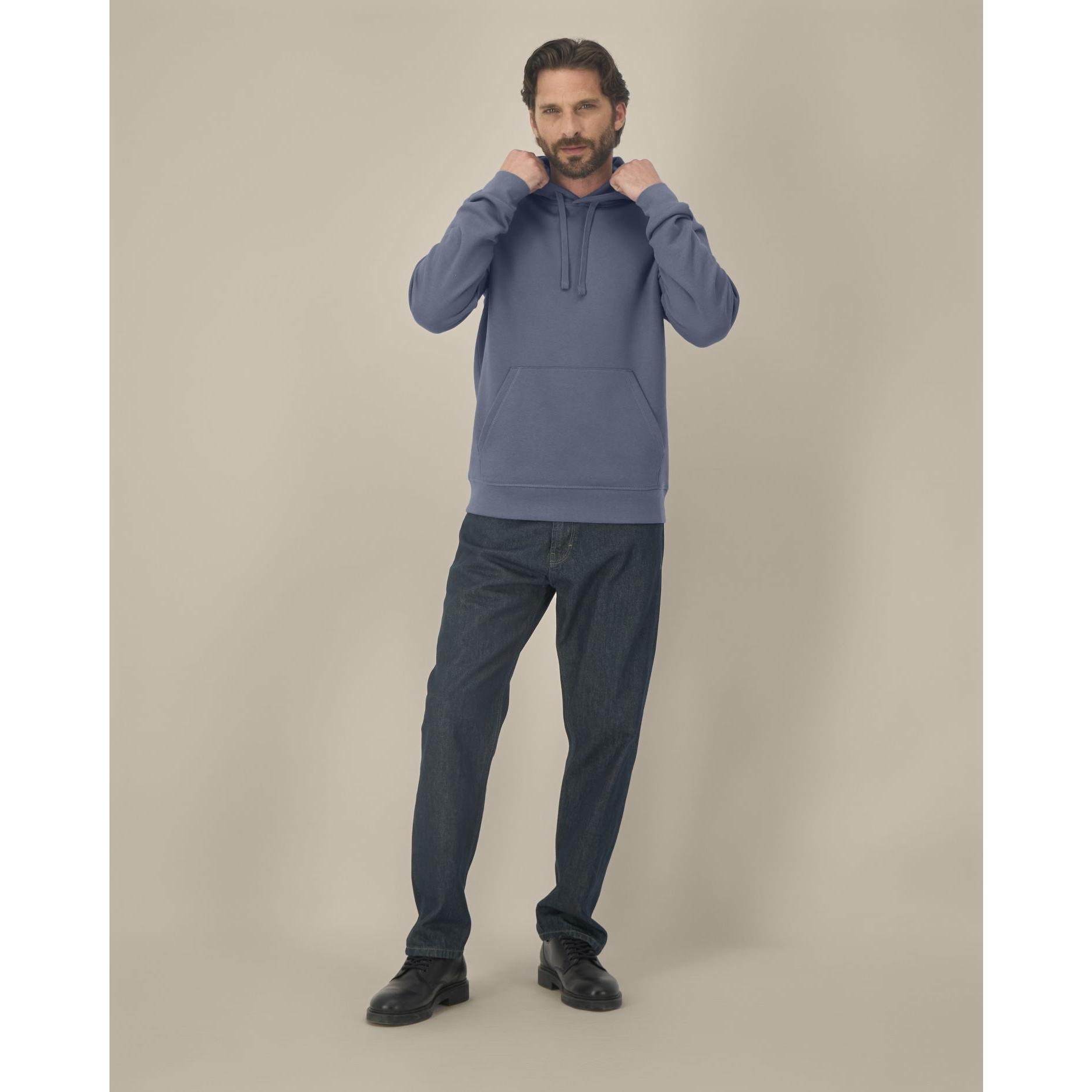 Hanorac cu glugă Unisex Drummer 2.0 Blue Grey 2XS