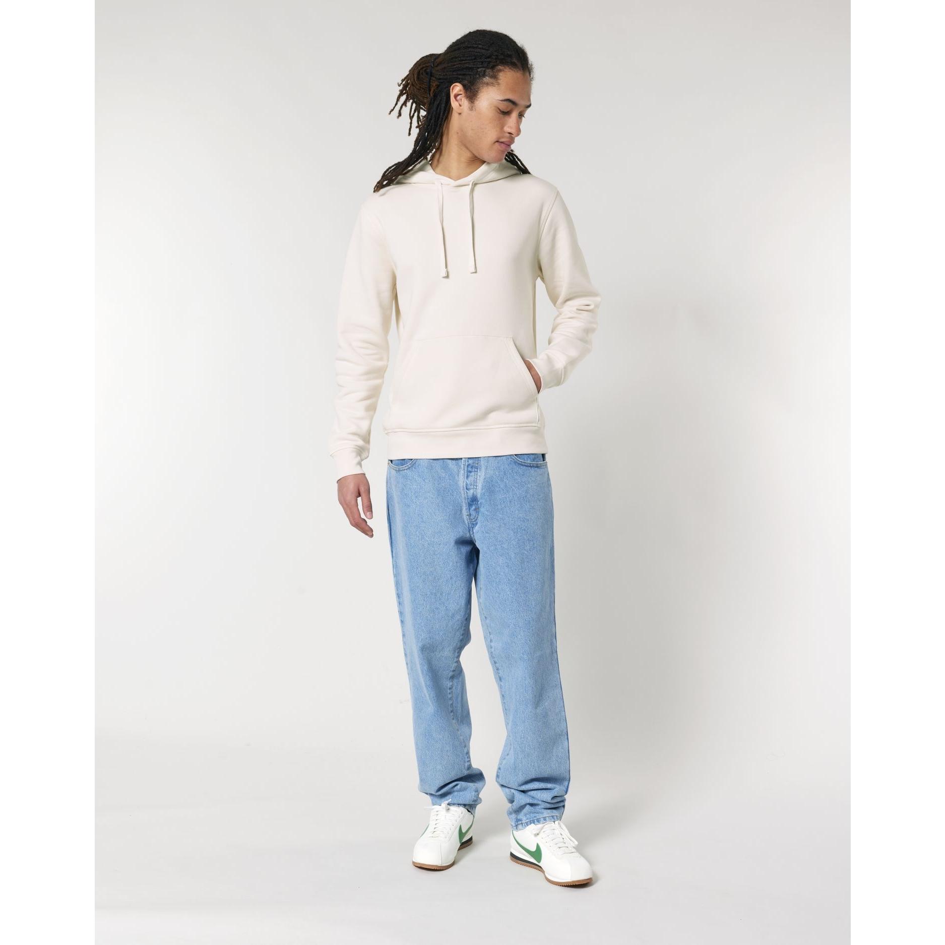 Hanorac cu glugă Unisex Drummer 2.0 Vintage White M