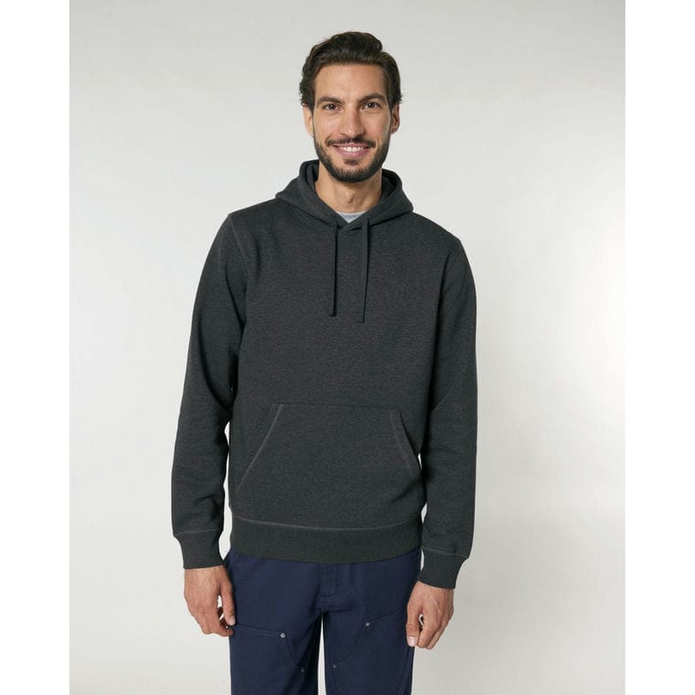 Hanorac cu glugă Unisex Drummer 2.0 Dark Heather Grey XL